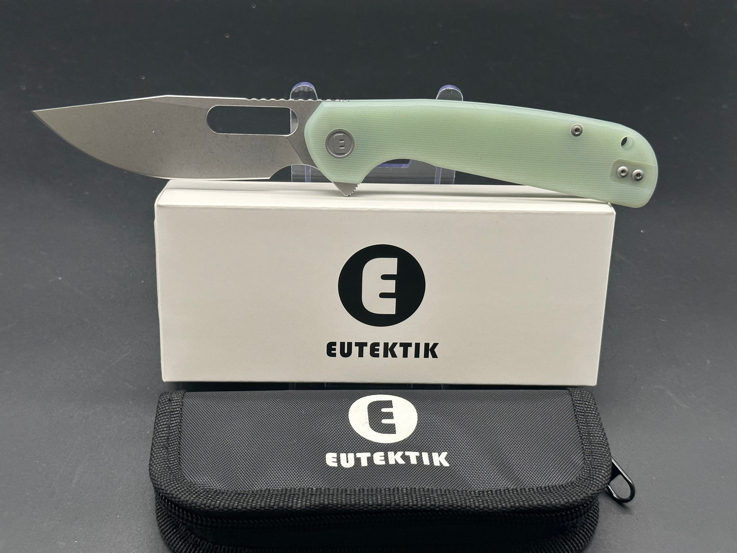 Eutektik Trinity Jade G10 - New in box from Eutektik knives plus LTK Koozie/Patch & Sticker w/each knife