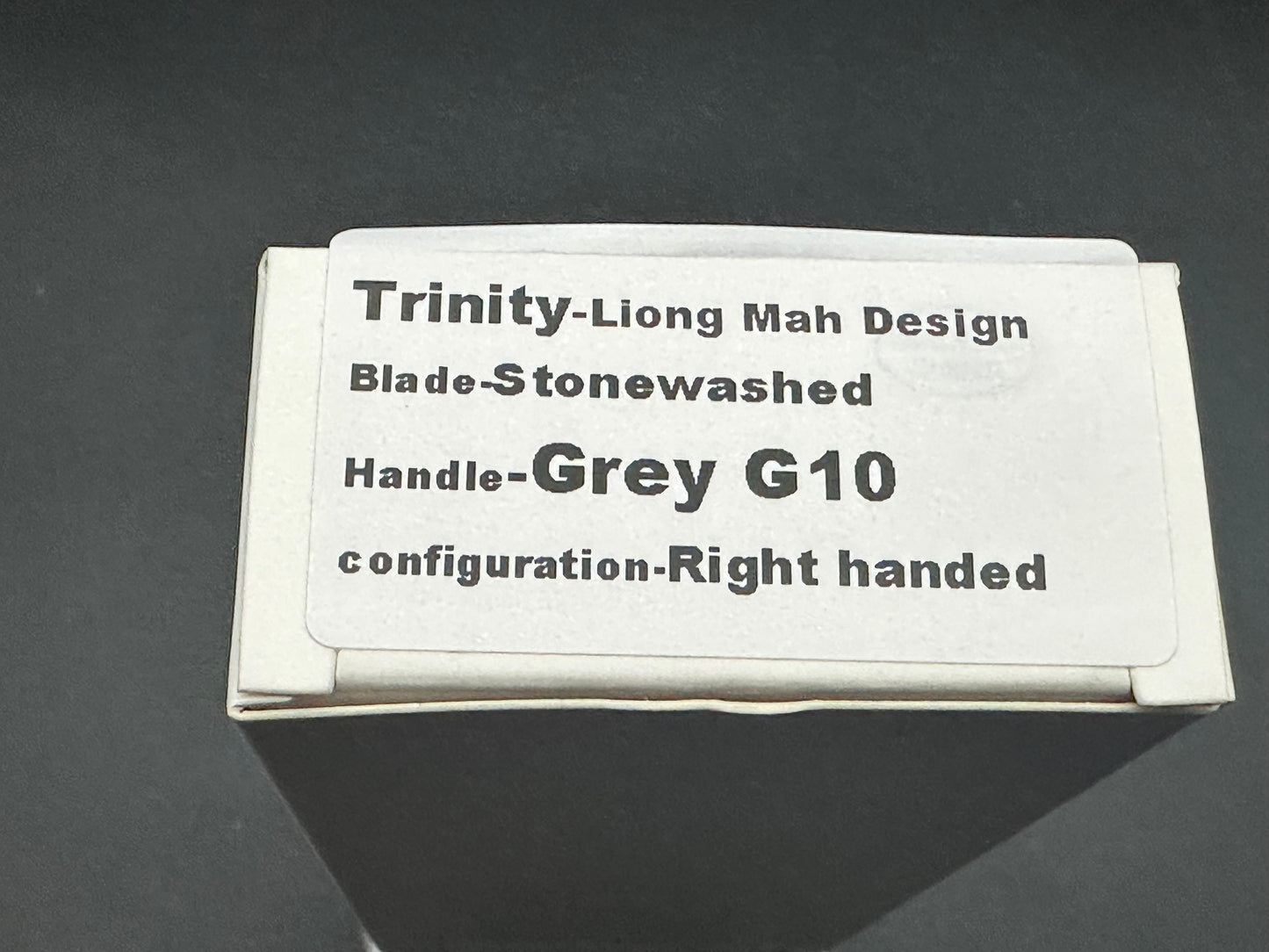 Eutektik Trinity Grey G10 (New in box from Eutektik knives) plus LTK Koozie/Patch & Sticker w/each knife